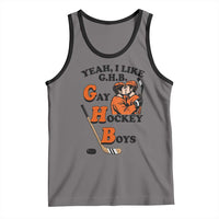 Yeah I Like GHB Gay Hockey Boys Tank Top LGBTQ Pride Hockey Fan - Wonder Print Shop