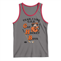 Yeah I Like GHB Gay Hockey Boys Tank Top LGBTQ Pride Hockey Fan - Wonder Print Shop