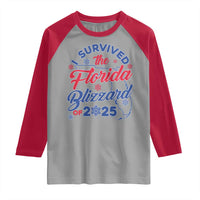 I Survived The Florida Blizzard Of 2025 Raglan Shirt TS02