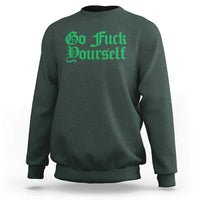 Fanone Officer Go F Yourself Sweatshirt Edgy Rebellious Attitude