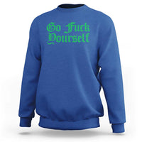 Fanone Officer Go F Yourself Sweatshirt Edgy Rebellious Attitude