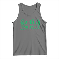 Fanone Officer Go F Yourself Tank Top Edgy Rebellious Attitude