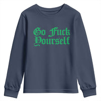 Fanone Officer Go F Yourself Youth Sweatshirt Edgy Rebellious Attitude
