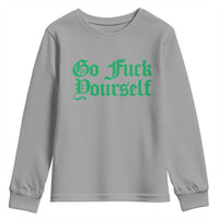 Fanone Officer Go F Yourself Youth Sweatshirt Edgy Rebellious Attitude