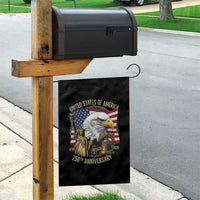 USA 250th Anniversary 1776 2026 4th of July Garden Flag Patriotic Eagle Liberty Bell Statue of Liberty Graphic