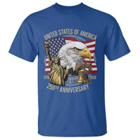 USA 250th Anniversary 1776 2026 4th of July T Shirt Patriotic Eagle Liberty Bell Statue of Liberty Graphic