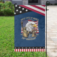 USA 250th Anniversary 1776 2026 4th of July Garden Flag Patriotic Eagle Liberty Bell Statue of Liberty Graphic