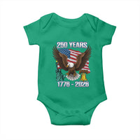 250 Years of Freedom 1776 2026 Patriotic Eagle Baby Onesie 4th of July American Flag Liberty Bell Statue of Liberty