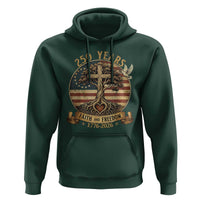 250 Years Faith and Freedom 1776 2026 Hoodie Cross Tree Dove Religious Patriotic Christian