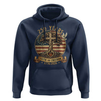 250 Years Faith and Freedom 1776 2026 Hoodie Cross Tree Dove Religious Patriotic Christian
