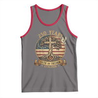 250 Years Faith and Freedom 1776 2026 Tank Top Cross Tree Dove Religious Patriotic Christian