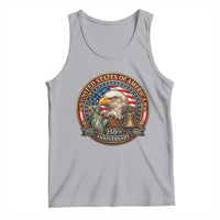 USA 250th Anniversary Emblem 1776 2026 Tank Top Patriotic Seal with Bald Eagle Liberty Bell Statue of Liberty