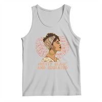 Afro Melanin Woman Tank Top Pretty Black And Educated African American Pride