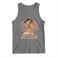 Afro Melanin Woman Tank Top Pretty Black And Educated African American Pride