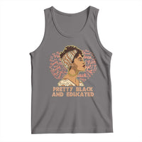 Afro Melanin Woman Tank Top Pretty Black And Educated African American Pride
