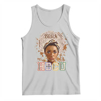 Black Educated HBCU Tank Top Headstrong Blessed Confident Undaunted