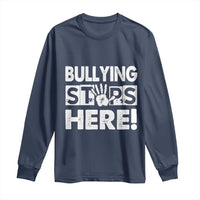 Pink Shirt Day Long Sleeve Shirt Bullying Stops Here Stand Up To Bullies