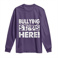 Pink Shirt Day Long Sleeve Shirt Bullying Stops Here Stand Up To Bullies