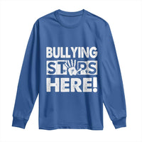 Pink Shirt Day Long Sleeve Shirt Bullying Stops Here Stand Up To Bullies
