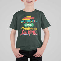 Pink Shirt Day T Shirt For Kid In A World Where You Can Be Anything Be Kind Choose Kindness