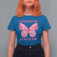 Pink Shirt Day T Shirt For Women On Wednesdays We Wear Pink Anti Bullying Butterfly
