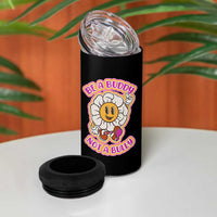 Pink Shirt Day 4 in 1 Can Cooler Tumbler Be A Buddy Not A Bully Anti Bullying Funny Wordplay