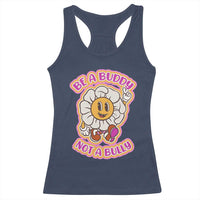 Pink Shirt Day Racerback Tank Top Be A Buddy Not A Bully Anti Bullying Funny Wordplay