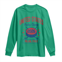 United States Hockey Champs 2026 Milan Italy Long Sleeve Shirt Patriotic USA Gold Medal Winter Games Fan