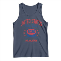 United States Hockey Champs 2026 Milan Italy Tank Top Patriotic USA Gold Medal Winter Games Fan