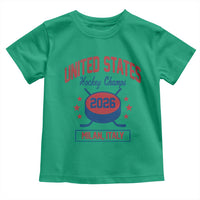 United States Hockey Champs 2026 Milan Italy Toddler T Shirt Patriotic USA Gold Medal Winter Games Fan
