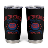 United States Hockey Champs 2026 Milan Italy Tumbler Cup Patriotic USA Gold Medal Winter Games Fan
