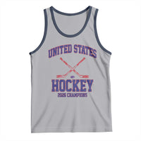 United States Hockey 2026 Champions Tank Top Patriotic USA Ice Hockey Victory Fan