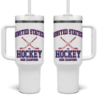 United States Hockey 2026 Champions Tumbler With Handle Patriotic USA Ice Hockey Victory Fan