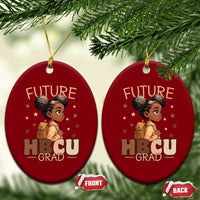 Future HBCU Grad Black Girl Ceramic Ornament College Bound Pride Black Excellence Supporters