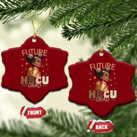 Future HBCU Grad Black Girl Ceramic Ornament College Bound Pride Black Excellence Supporters