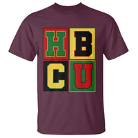 HBCU Block Letter Pride Graphic T Shirt College Support Statement Black Excellence