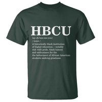 HBCU Definition T Shirt Historically Black College Pride Celebrating Education and Black History