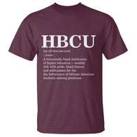 HBCU Definition T Shirt Historically Black College Pride Celebrating Education and Black History