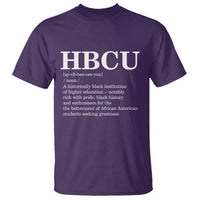 HBCU Definition T Shirt Historically Black College Pride Celebrating Education and Black History