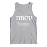 HBCU Definition Tank Top Historically Black College Pride Celebrating Education and Black History