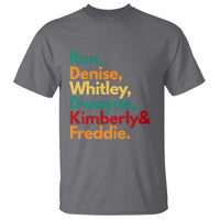 90s Black Sitcom HBCU Culture Tribute T Shirt Ron Denise Whitley Dwayne Kimberly Freddie
