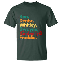 90s Black Sitcom HBCU Culture Tribute T Shirt Ron Denise Whitley Dwayne Kimberly Freddie