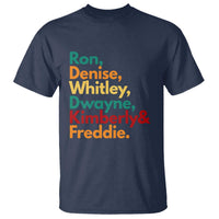 90s Black Sitcom HBCU Culture Tribute T Shirt Ron Denise Whitley Dwayne Kimberly Freddie