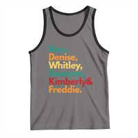 90s Black Sitcom HBCU Culture Tribute Tank Top Ron Denise Whitley Dwayne Kimberly Freddie