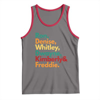 90s Black Sitcom HBCU Culture Tribute Tank Top Ron Denise Whitley Dwayne Kimberly Freddie