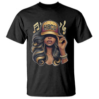 HBCU Queen Vibes T Shirt Melanin Music College Pride for Black Excellence Supporters