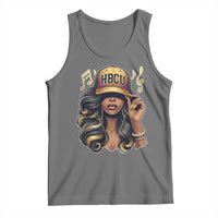 HBCU Queen Vibes Tank Top Melanin Music College Pride for Black Excellence Supporters