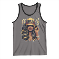HBCU Queen Vibes Tank Top Melanin Music College Pride for Black Excellence Supporters