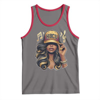 HBCU Queen Vibes Tank Top Melanin Music College Pride for Black Excellence Supporters