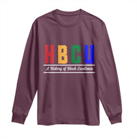 HBCU A History of Black Excellence Long Sleeve Shirt College Pride Statement Celebrating African American Achievement